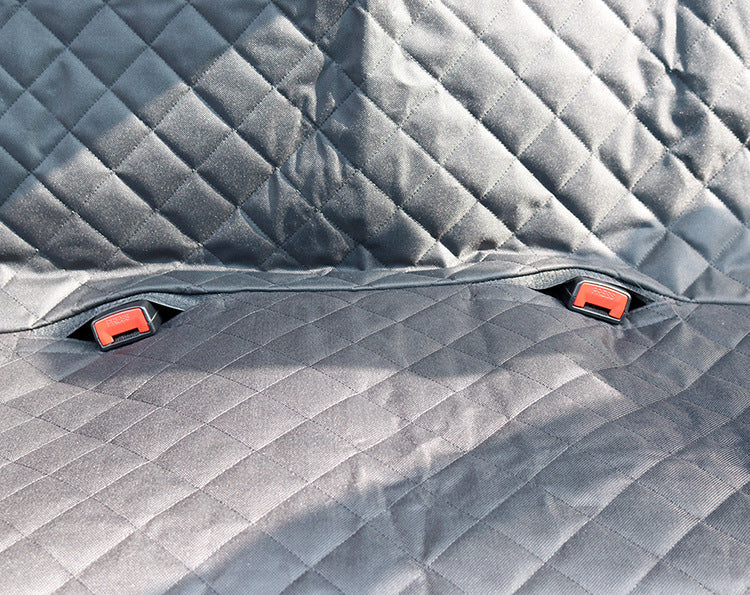 Dog seat cover hammock with easy installation and durable straps.