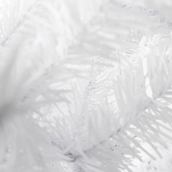 Large white artificial tree perfect for holiday celebrations.