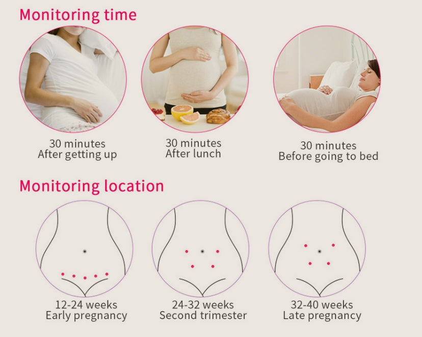 Baby heartbeat sound detector with clear audio output.