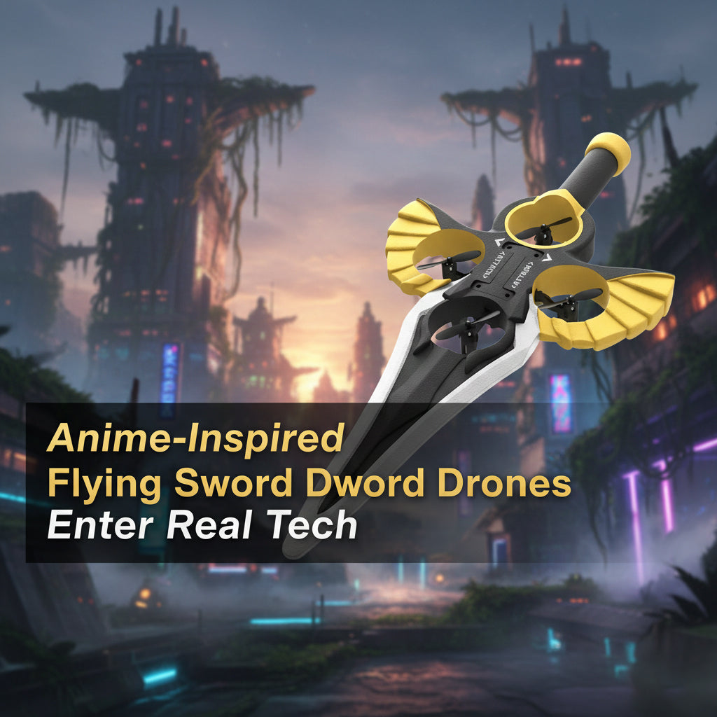 Anime-Inspired Flying Sword Drones Enter Real Tech