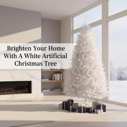 Brighten Your Home With A White Artificial Christmas Tree