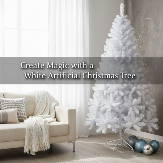 Create Magic with a White Artificial Christmas Tree