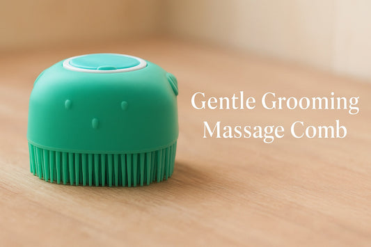 Gentle Grooming Massage Comb That Enhances Pet Comfort