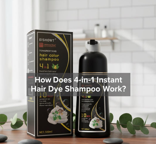 How Does 4-in-1 Instant Hair Dye Shampoo Work?