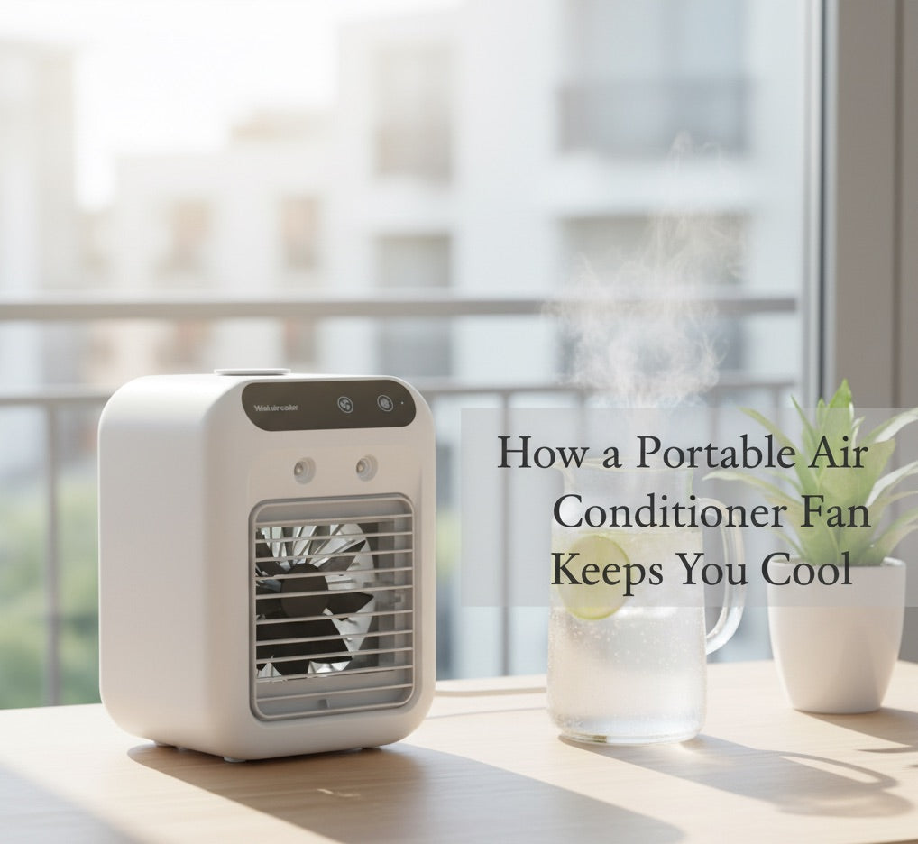 How a Portable Air Conditioner Fan Keeps You Cool