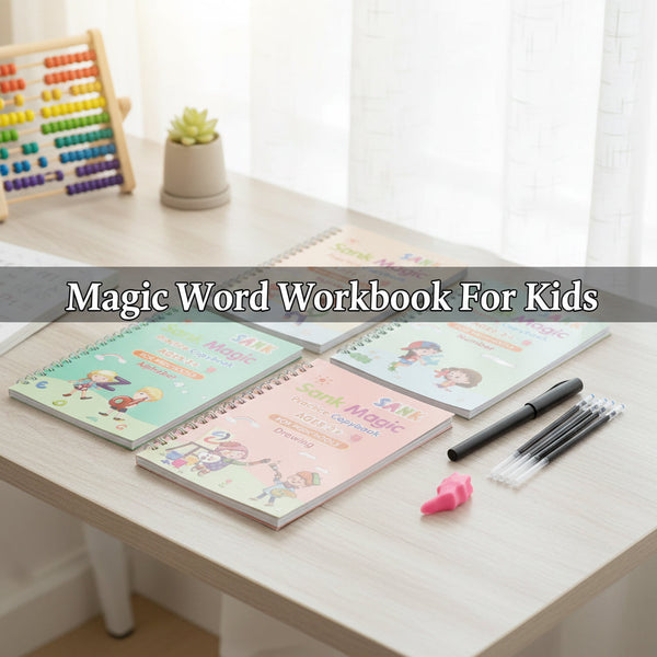 Kids’ Magic Word Workbook for Stress-Free Writing Practice