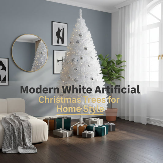Modern White Artificial Christmas Trees for Home Style