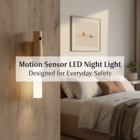 Motion Sensor LED Night Light Designed for Everyday Safety