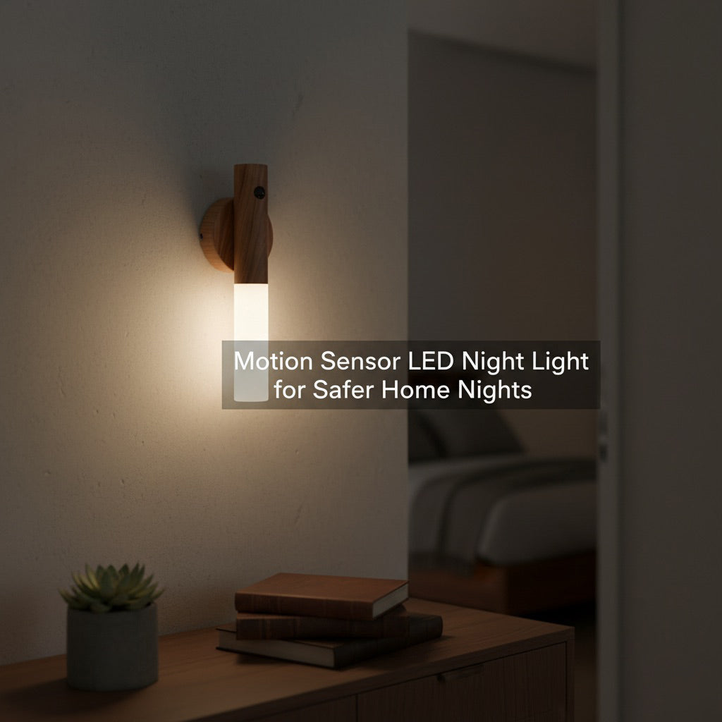 Motion Sensor LED Night Light for Safer Home Nights