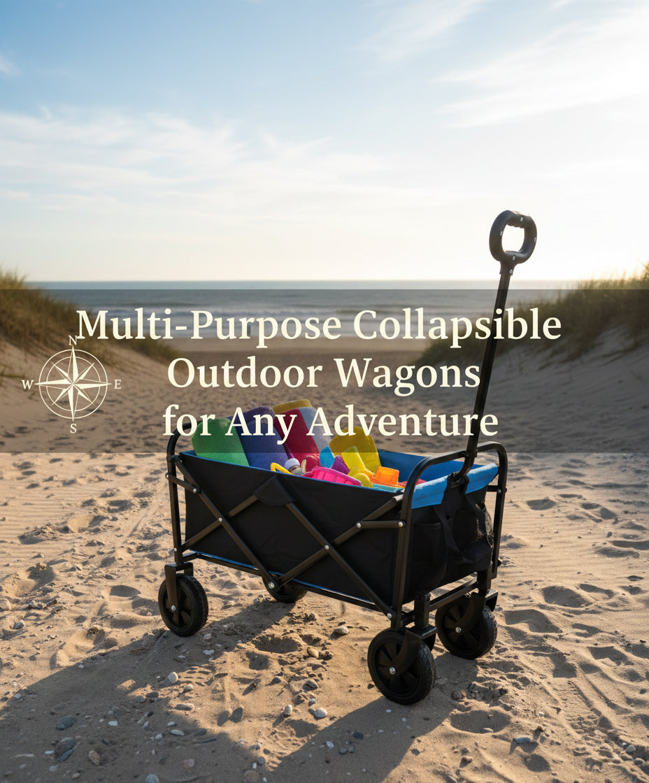 Multi-Purpose Collapsible Outdoor Wagons for Any Adventure