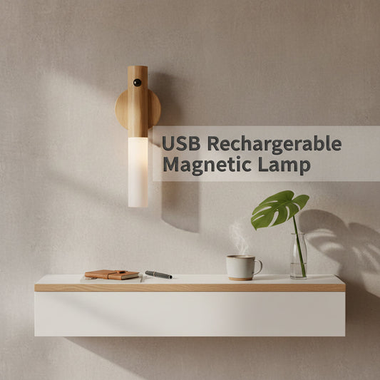Portable USB Rechargeable Magnetic Lamp for Any Space