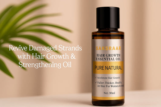 Revive Damaged Strands With Hair Growth & Strengthening Oil