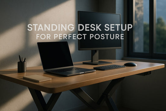 Standing Desk Setup for Perfect Posture by Worldstuff