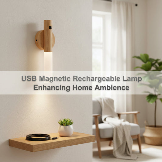 USB Magnetic Rechargeable Lamp Enhancing Home Ambience