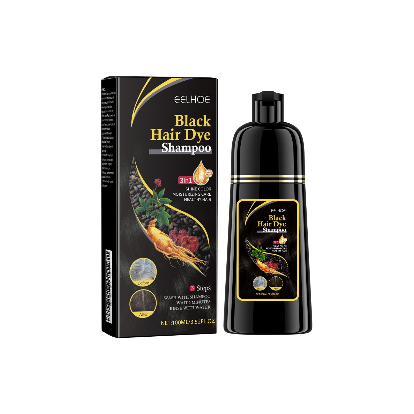 herbal anti-gray hair shampoo