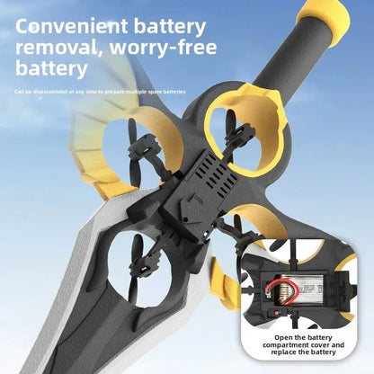 futuristic rc glider drone