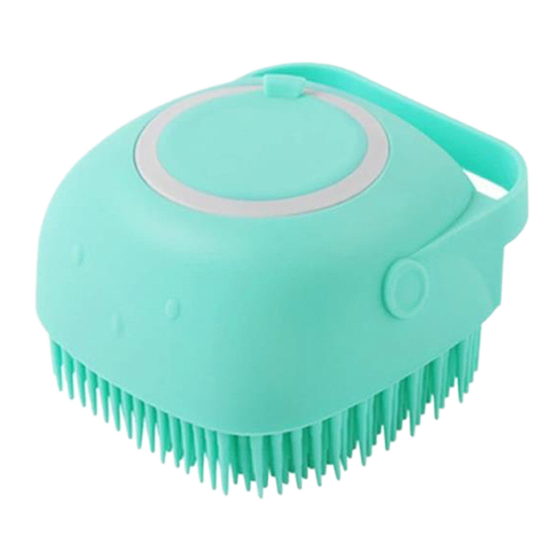 Silicone Dog & Cat Bath Brush – Grooming Massage Comb with Soft Bristles