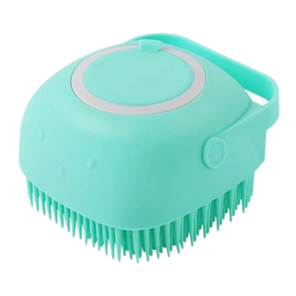 Silicone Dog & Cat Bath Brush – Grooming Massage Comb with Soft Bristles