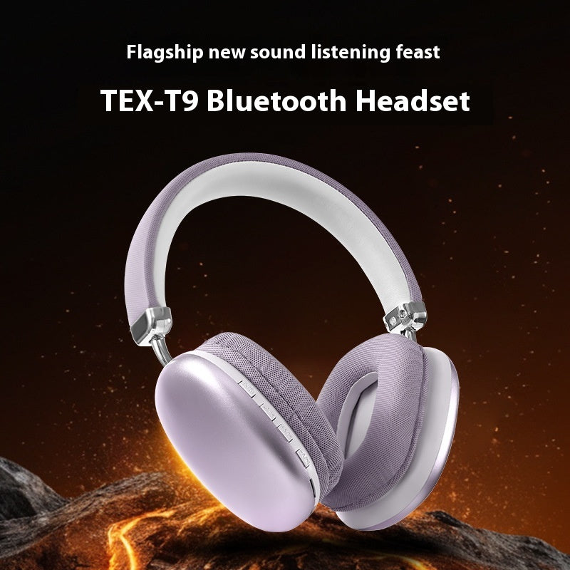 TEX-T9 Bluetooth wireless headset with head-mounted design.