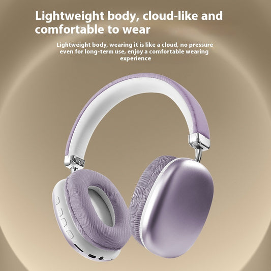 Over-ear wireless headphones TEX-T9 with comfortable fit.