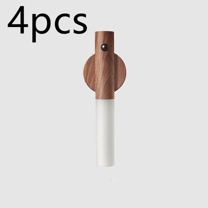 Wooden finish motion sensor night light for corridors.