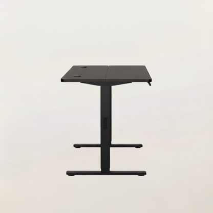 Ergonomic Standing Desk Black - Adjustable Height Electric Computer Table