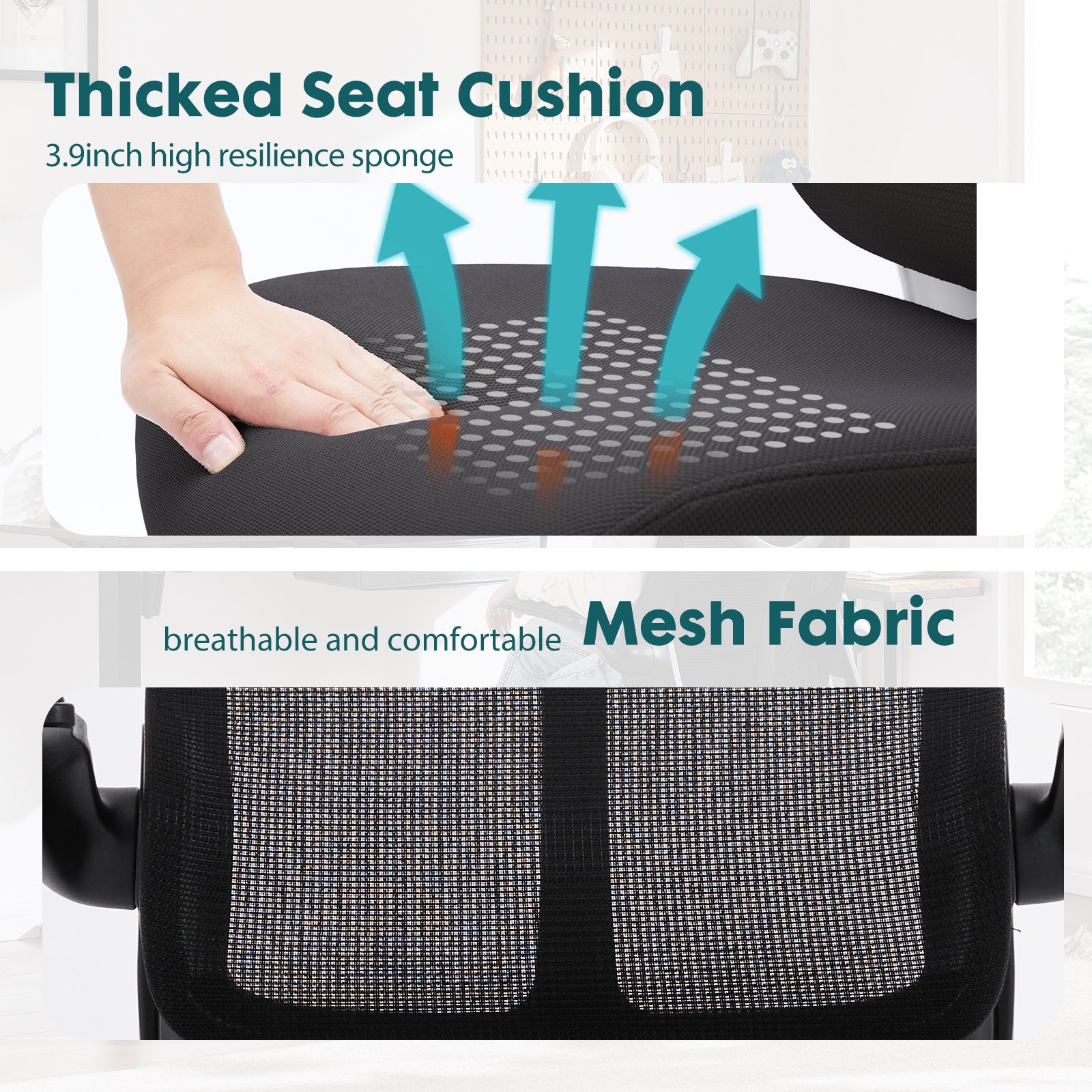 breathable net for ergonomic chair
