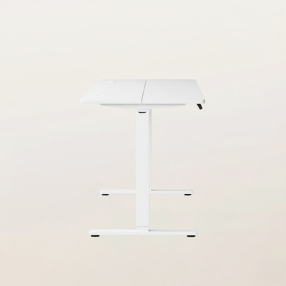 Mini Standing Desk White - Adjustable Height Electric Computer Table